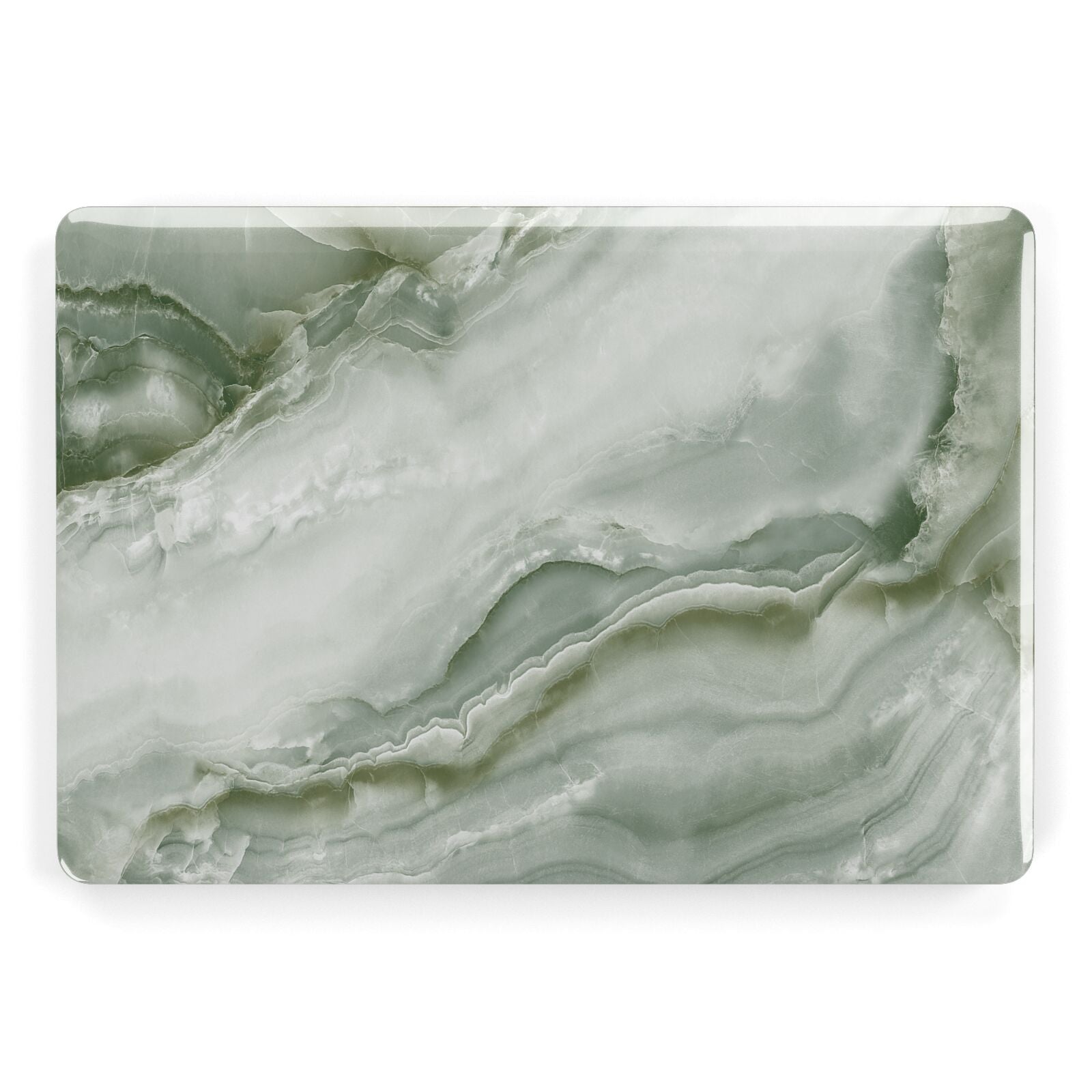 Pistachio Green Marble Apple MacBook Case