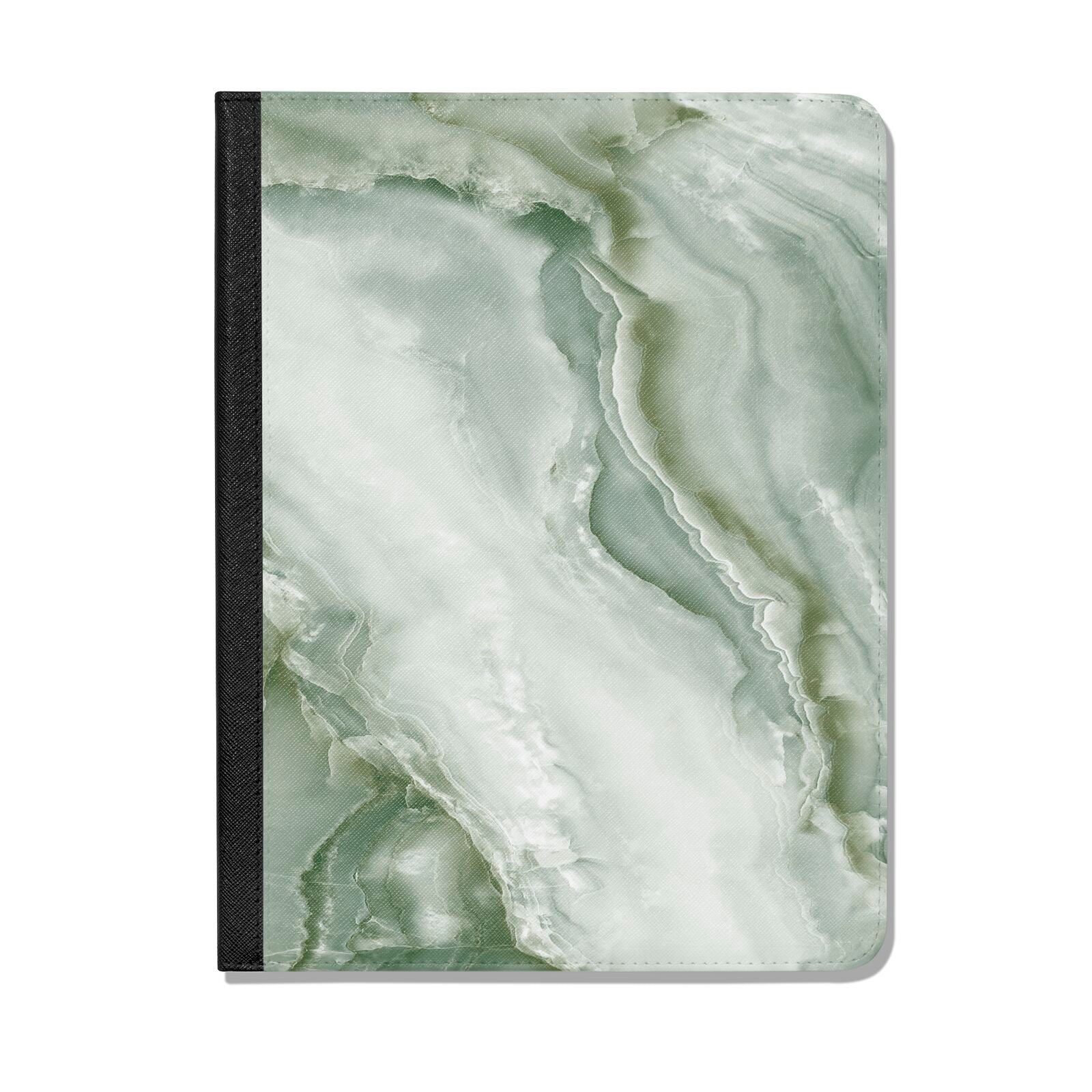 Pistachio Green Marble Apple iPad Leather Folio Case