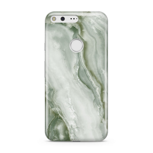 Pistachio Green Marble Google Pixel Case