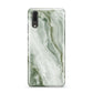 Pistachio Green Marble Huawei P20 Phone Case
