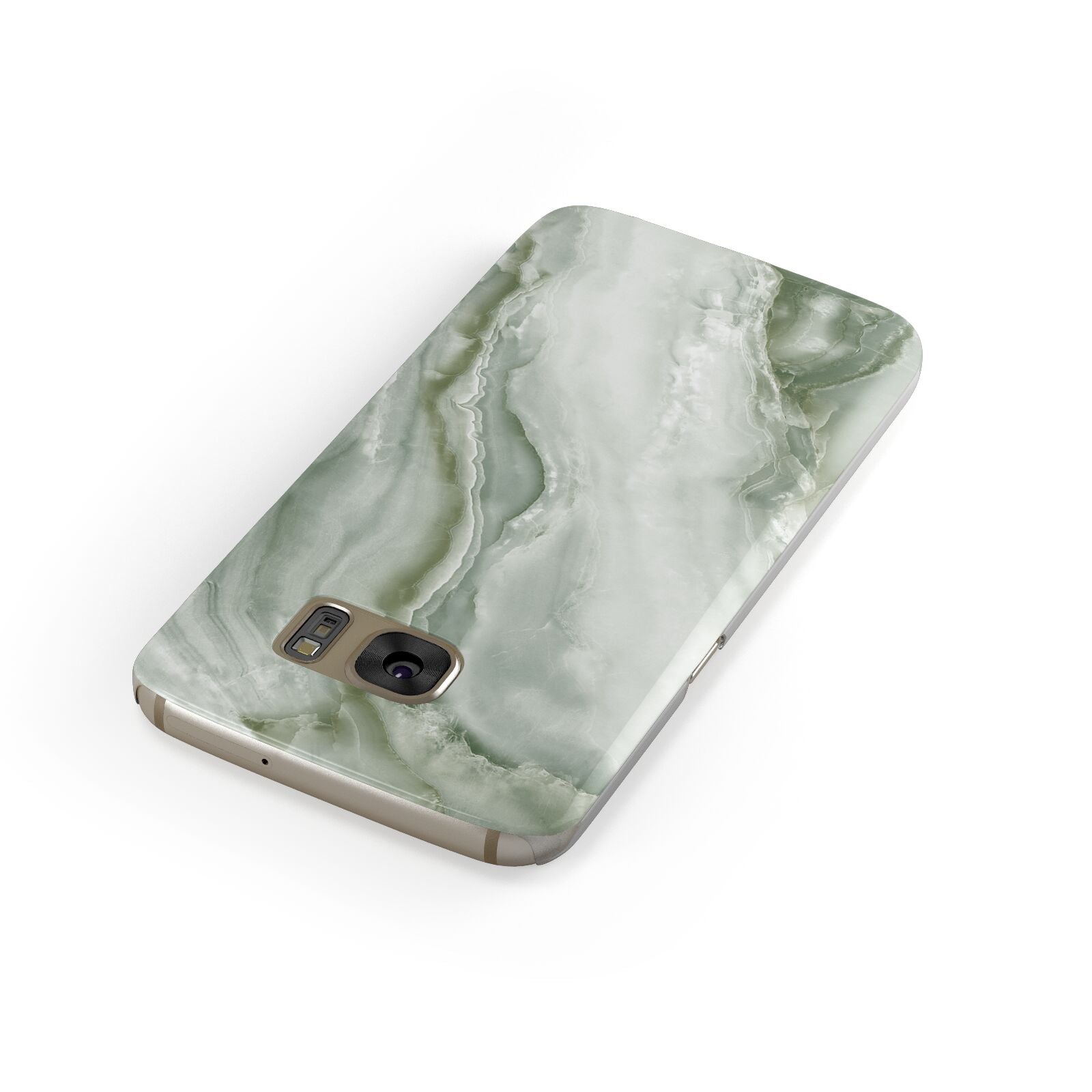 Pistachio Green Marble Samsung Galaxy Case Front Close Up