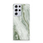 Pistachio Green Marble Samsung S21 Ultra Case