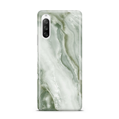 Pistachio Green Marble Sony Xperia 10 III Case