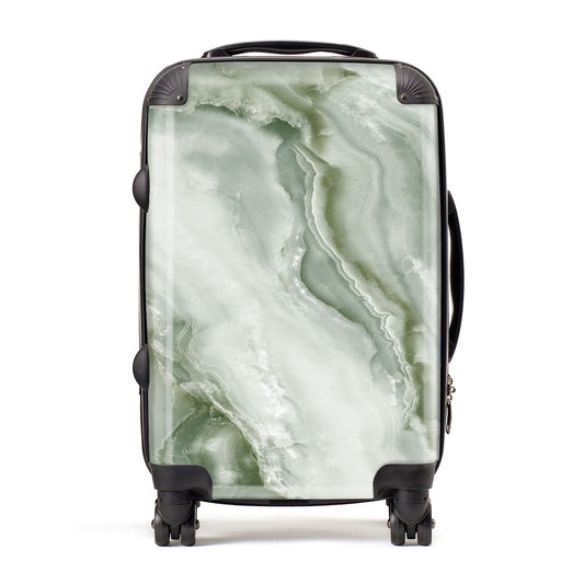 Pistachio Green Marble Suitcase