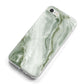 Pistachio Green Marble iPhone 8 Bumper Case on Silver iPhone Alternative Image