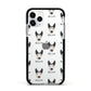 Pitsky Icon with Name Apple iPhone 11 Pro in Silver with Black Impact Case