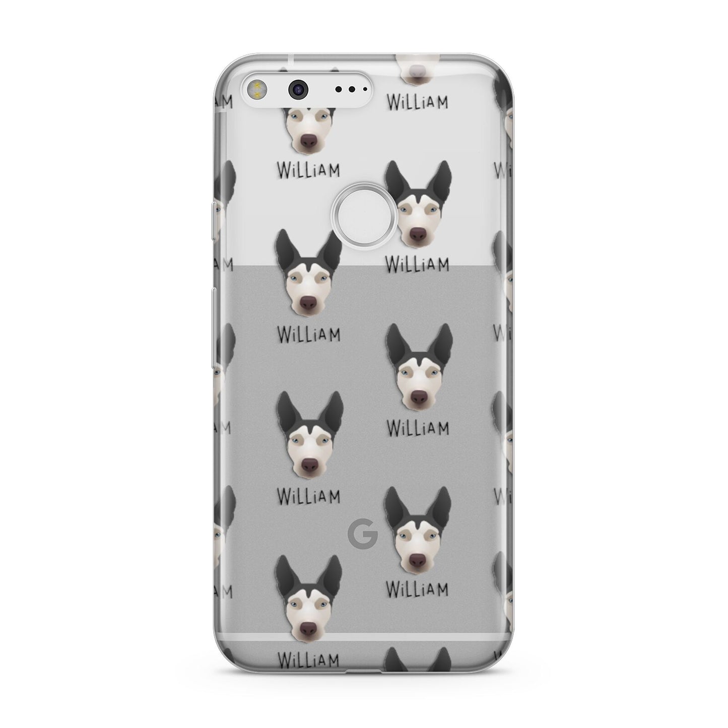 Pitsky Icon with Name Google Pixel Case