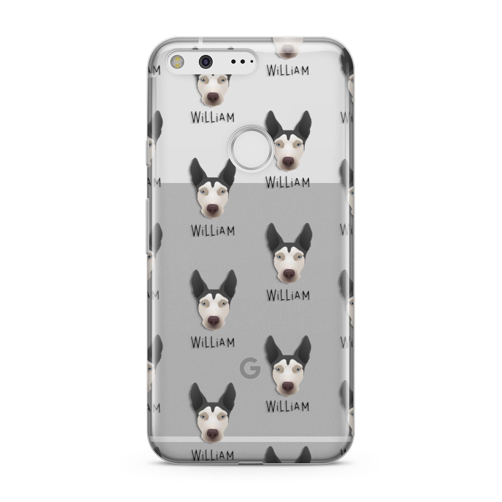Pitsky Icon with Name Google Pixel Case