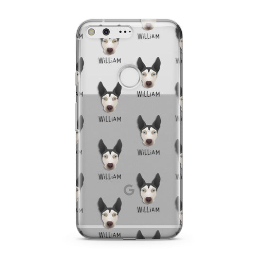 Pitsky Icon with Name Google Pixel Case