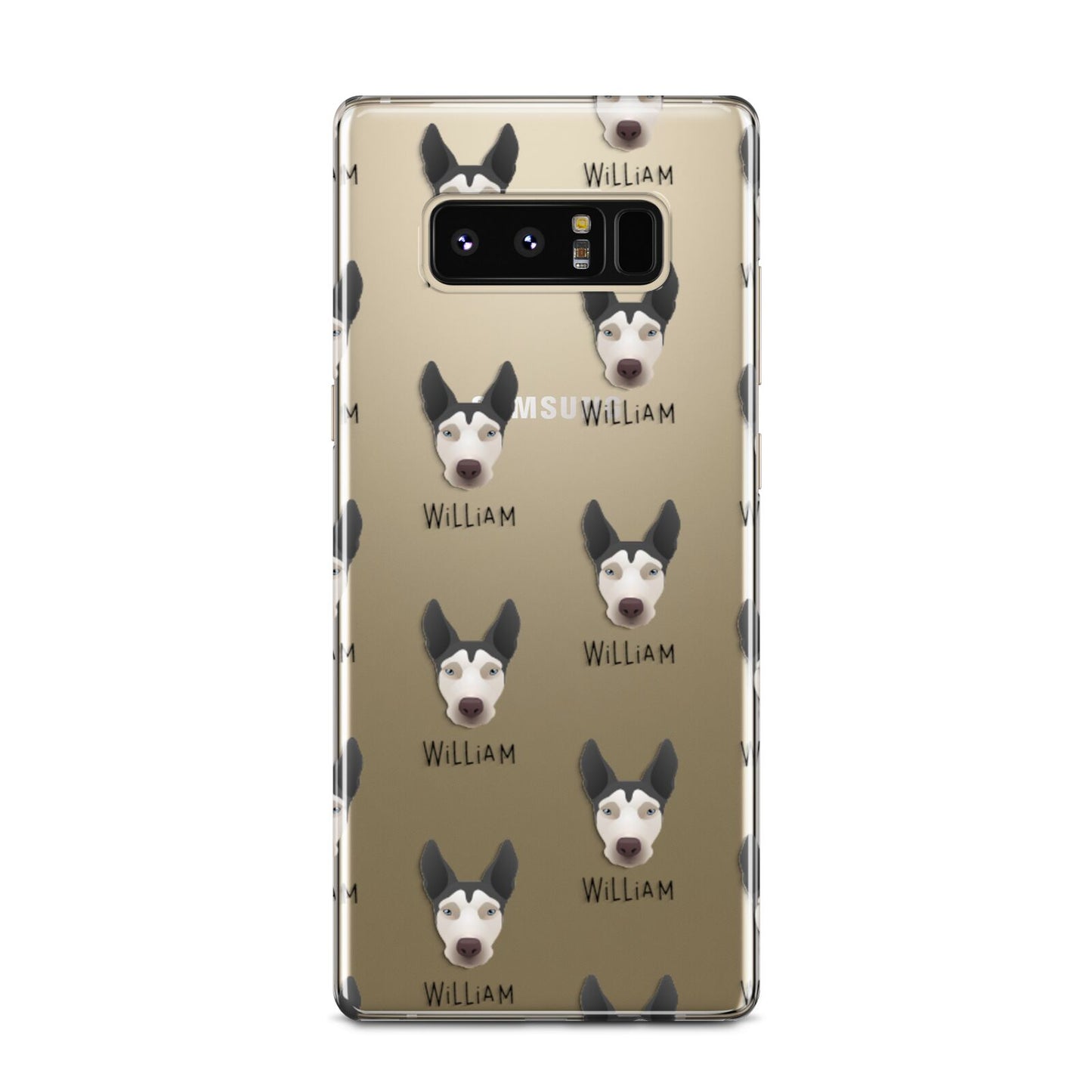 Pitsky Icon with Name Samsung Galaxy Note 8 Case