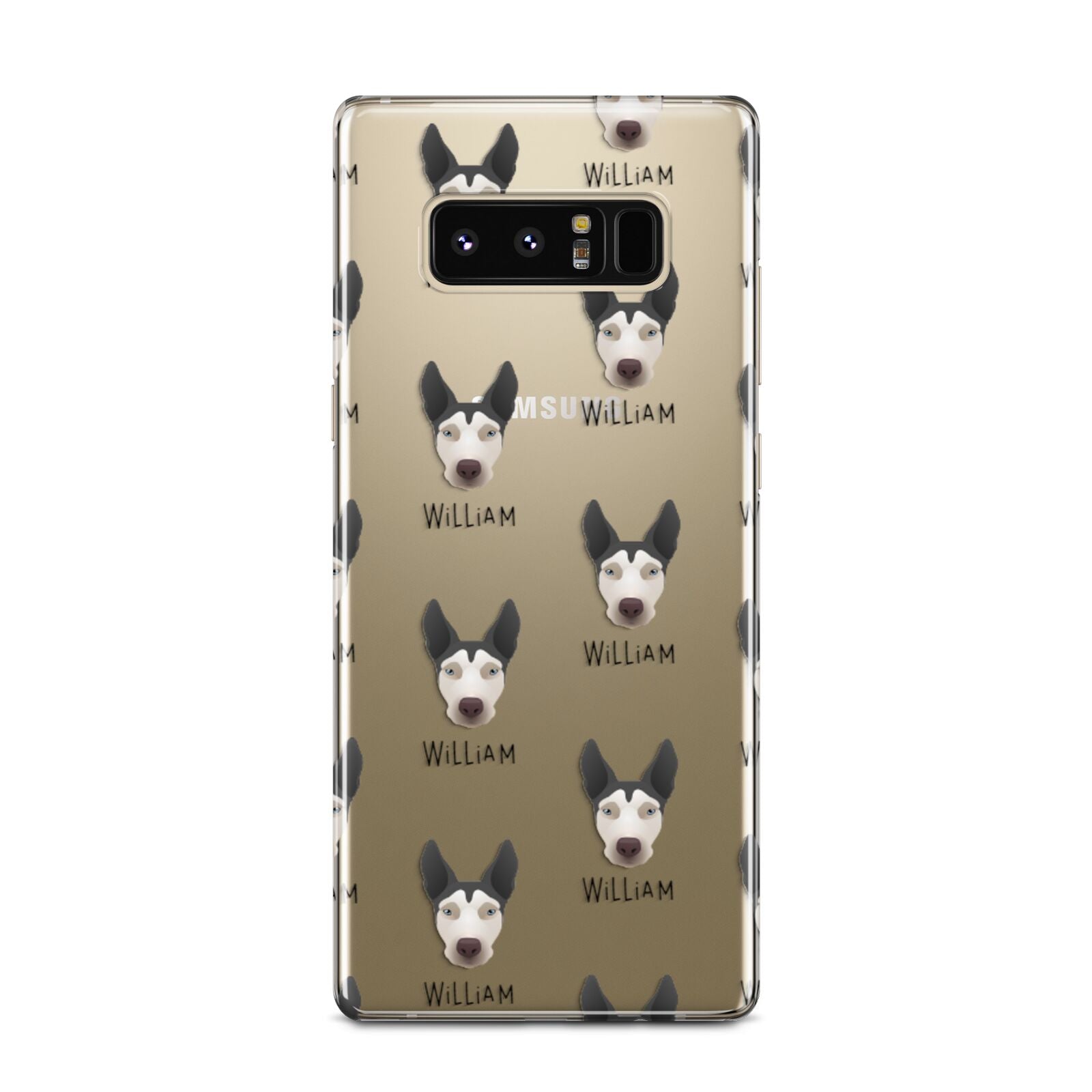 Pitsky Icon with Name Samsung Galaxy Note 8 Case