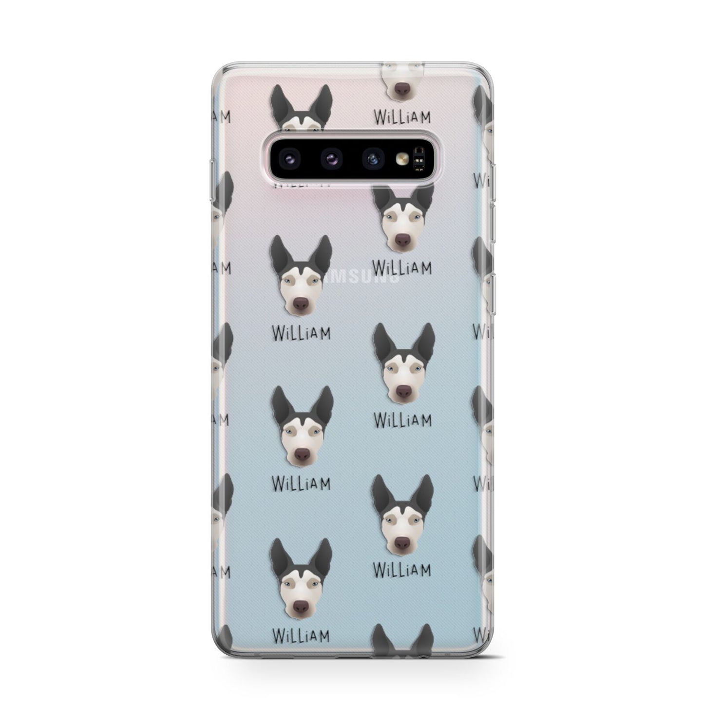 Pitsky Icon with Name Samsung Galaxy S10 Case