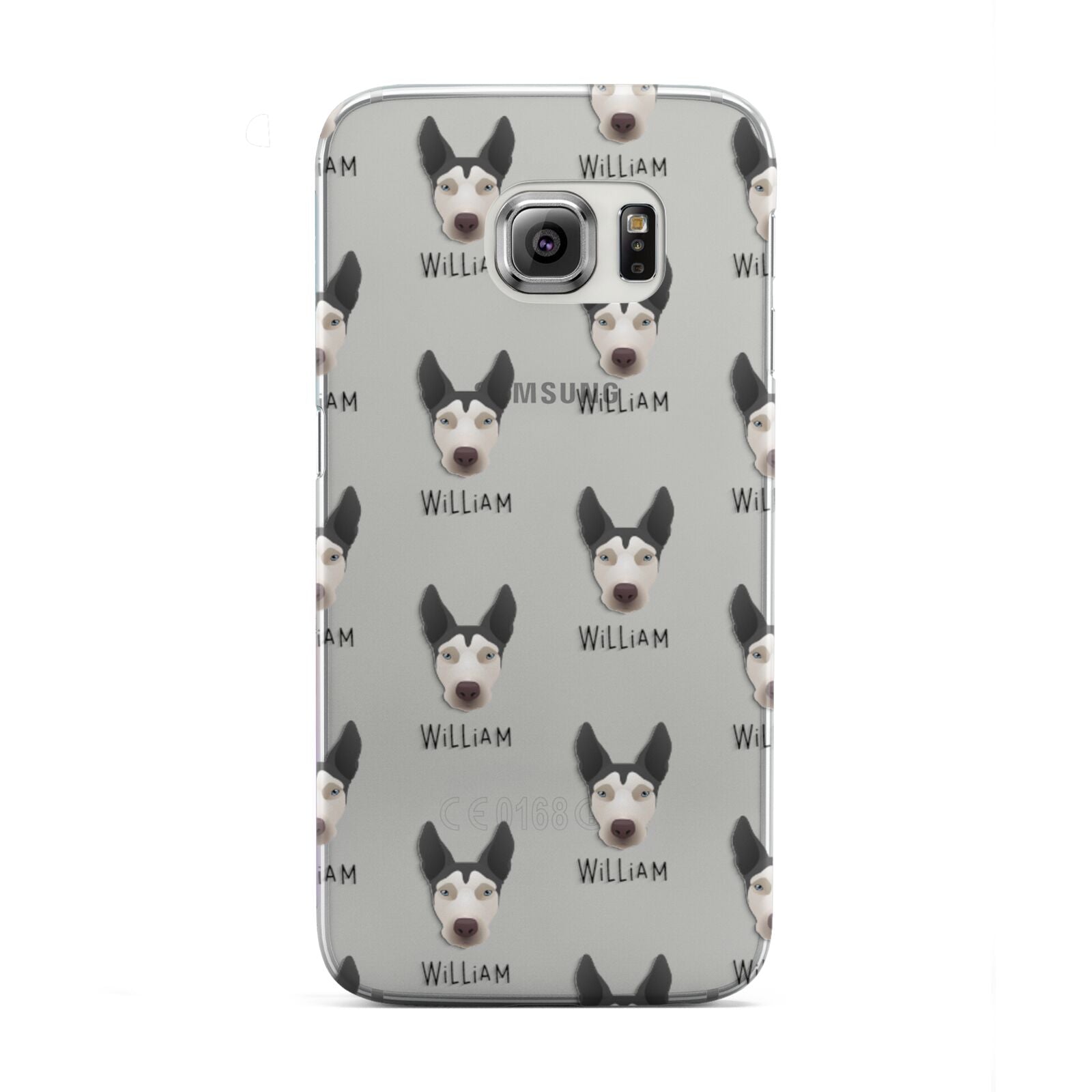 Pitsky Icon with Name Samsung Galaxy S6 Edge Case