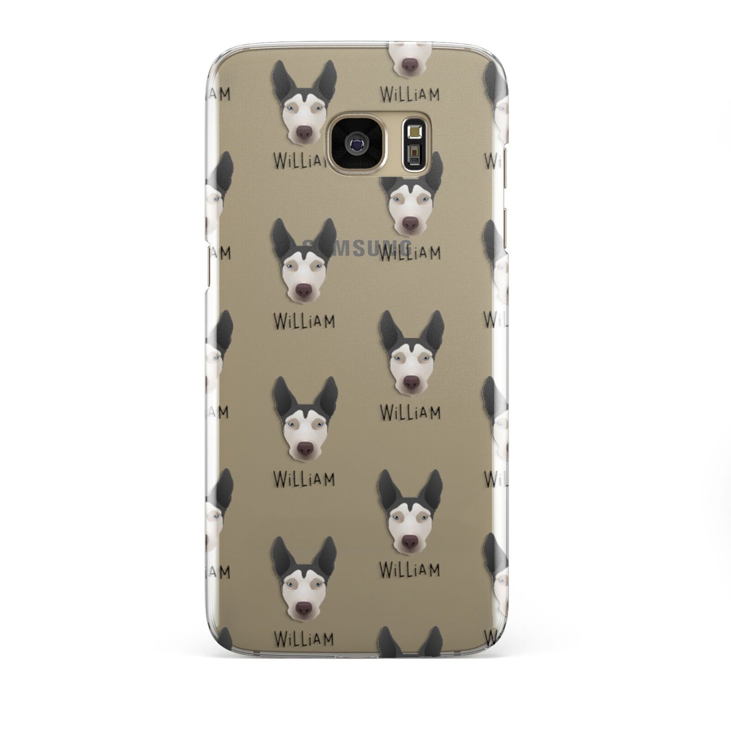 Pitsky Icon with Name Samsung Galaxy S7 Edge Case