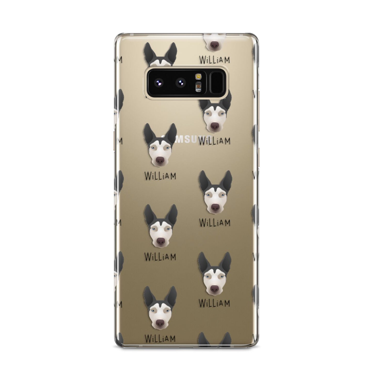 Pitsky Icon with Name Samsung Galaxy S8 Case