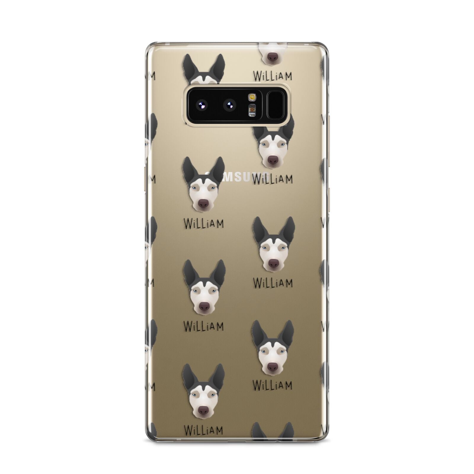 Pitsky Icon with Name Samsung Galaxy S8 Case