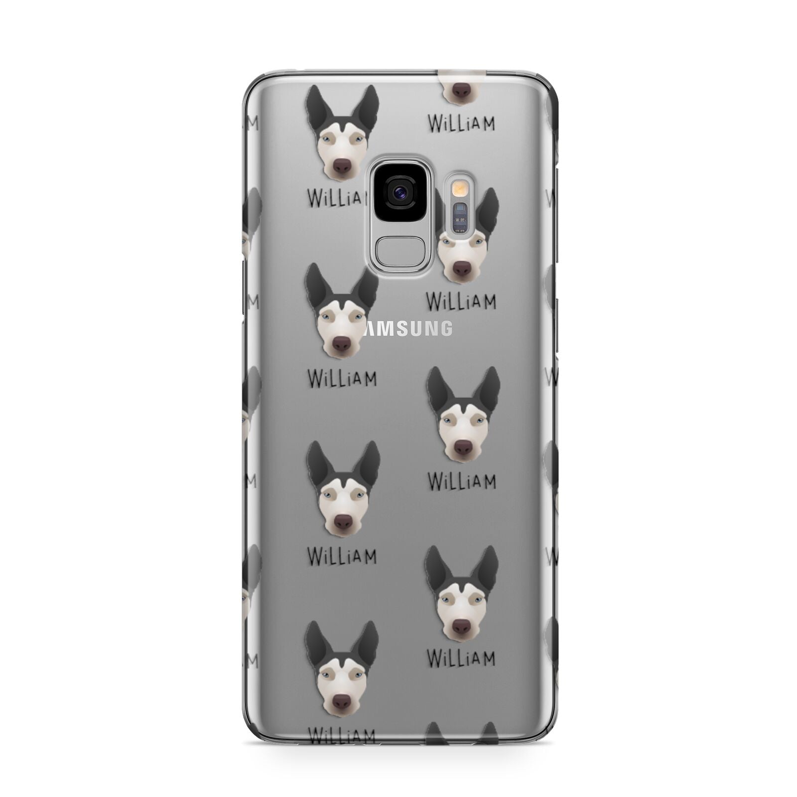 Pitsky Icon with Name Samsung Galaxy S9 Case
