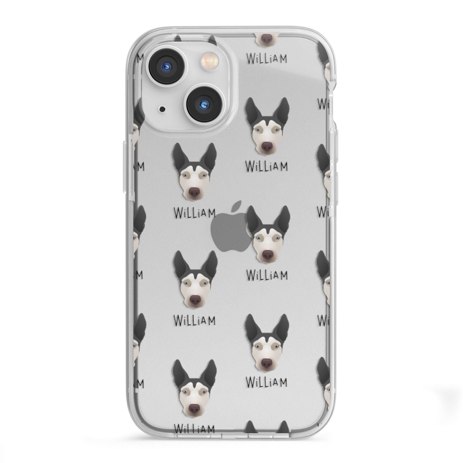 Pitsky Icon with Name iPhone 13 Mini TPU Impact Case with White Edges