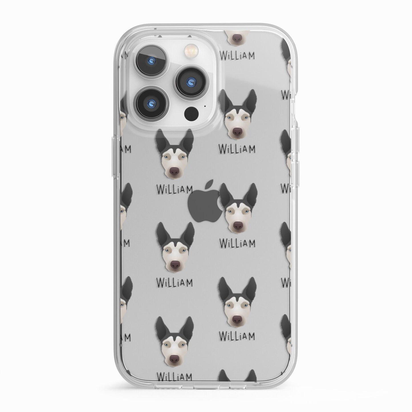 Pitsky Icon with Name iPhone 13 Pro TPU Impact Case with White Edges