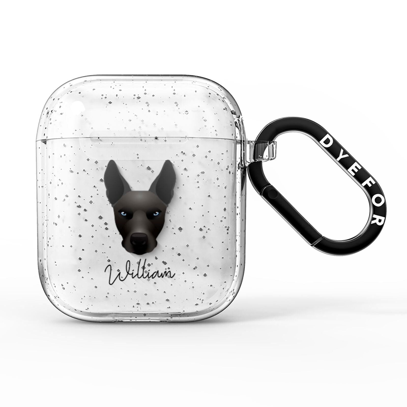 Pitsky Personalised AirPods Glitter Case