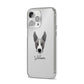 Pitsky Personalised iPhone 14 Pro Max Clear Tough Case Silver Angled Image