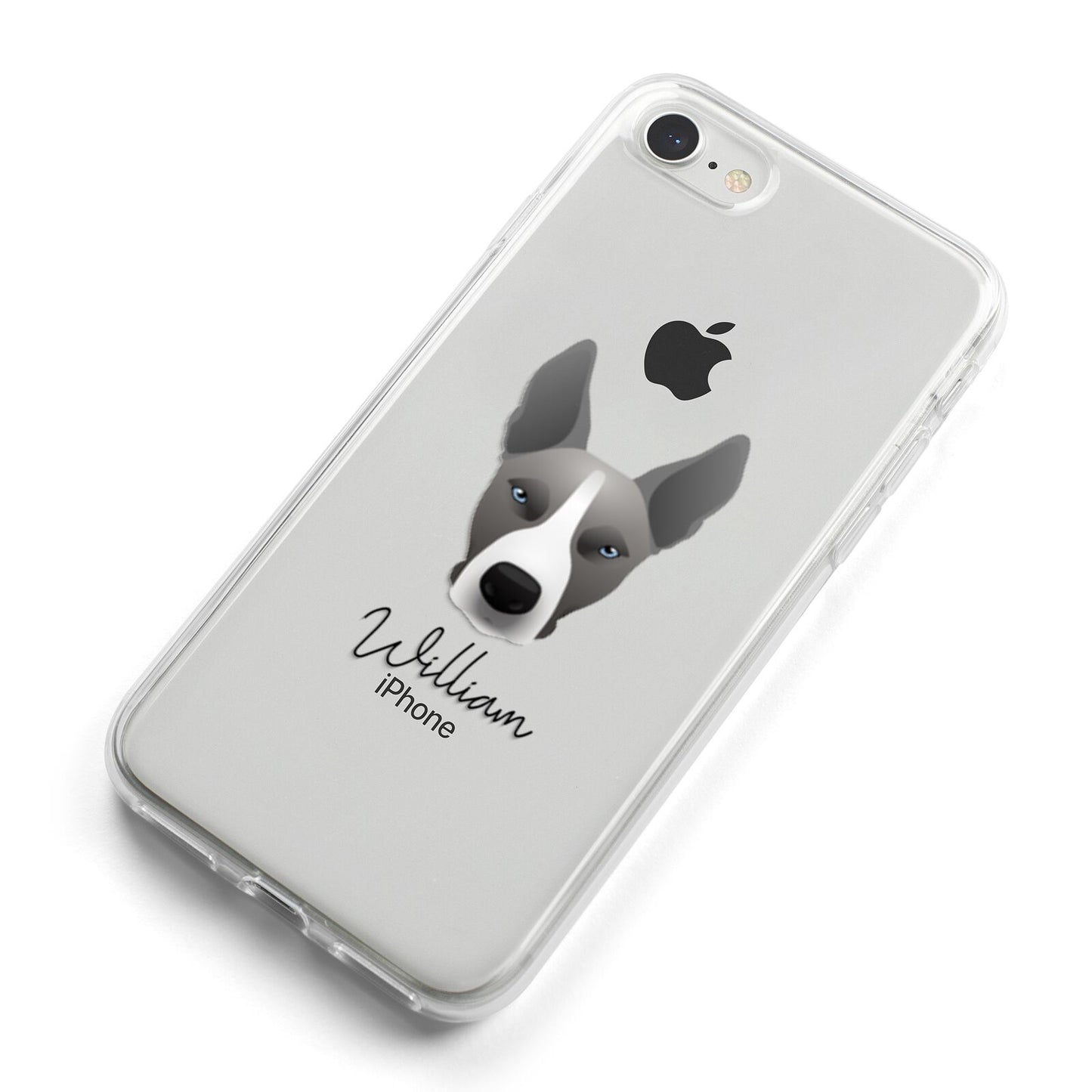 Pitsky Personalised iPhone 8 Bumper Case on Silver iPhone Alternative Image