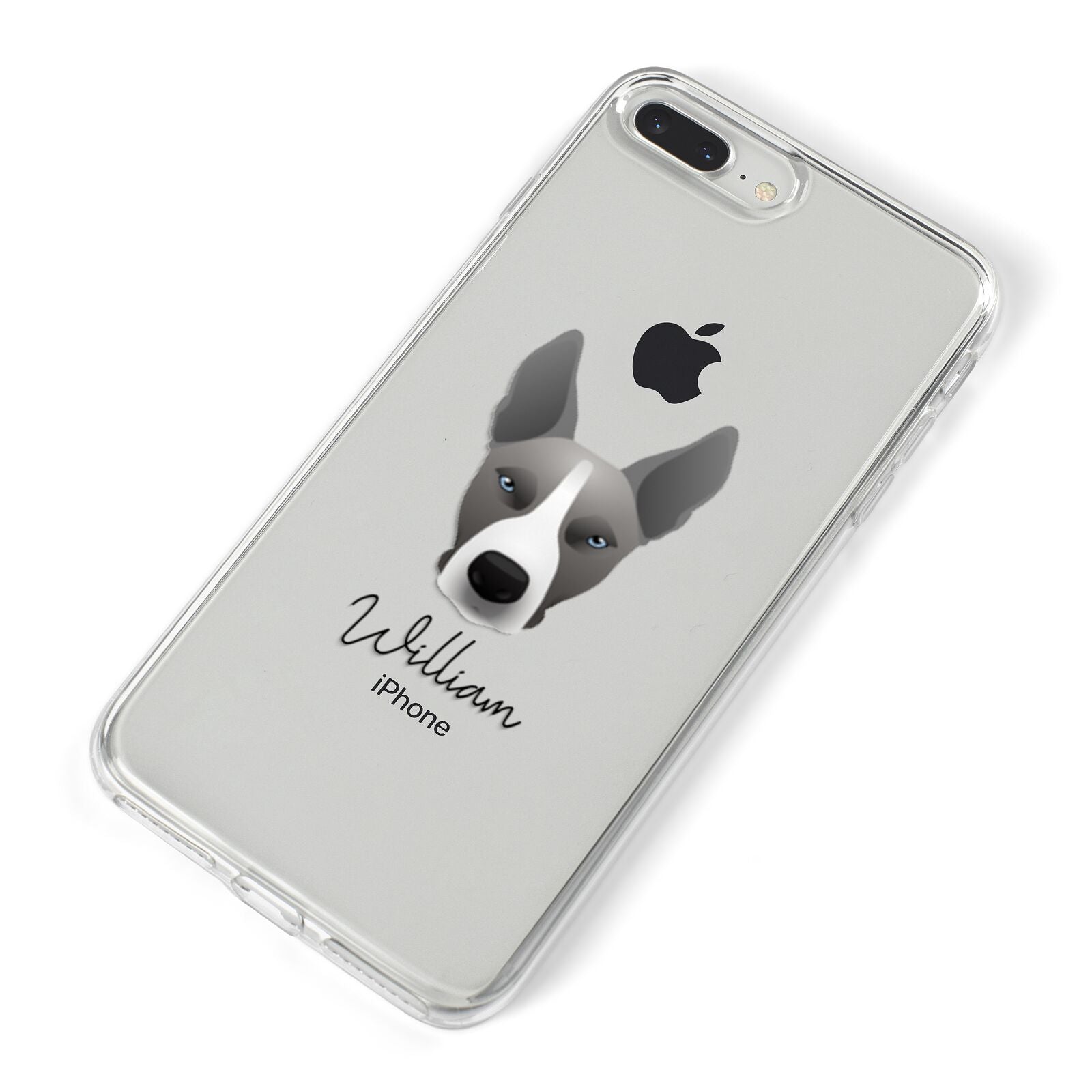 Pitsky Personalised iPhone 8 Plus Bumper Case on Silver iPhone Alternative Image