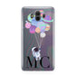 Planet Balloons with Initials Huawei Mate 10 Protective Phone Case