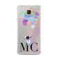 Planet Balloons with Initials Samsung Galaxy A7 2016 Case on gold phone