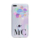 Planet Balloons with Initials iPhone 7 Plus Bumper Case on Silver iPhone