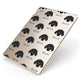 Plott Hound Icon with Name Apple iPad Case on Gold iPad Side View