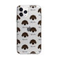 Plott Hound Icon with Name Apple iPhone 11 Pro Max in Silver with Bumper Case