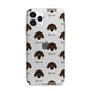 Plott Hound Icon with Name Apple iPhone 11 Pro in Silver with Bumper Case