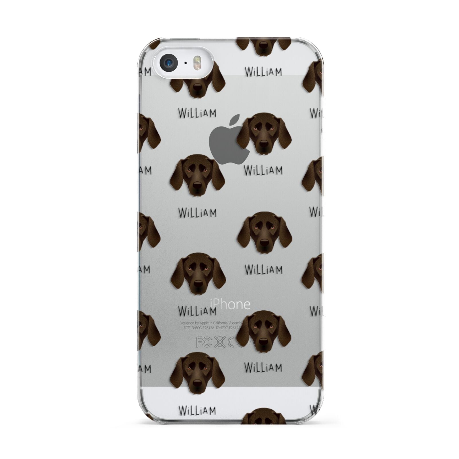 Plott Hound Icon with Name Apple iPhone 5 Case