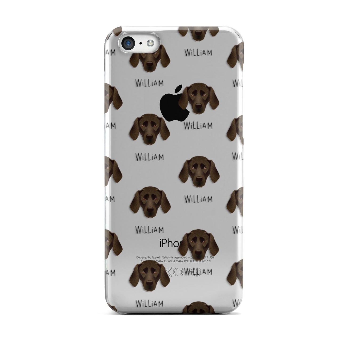 Plott Hound Icon with Name Apple iPhone 5c Case