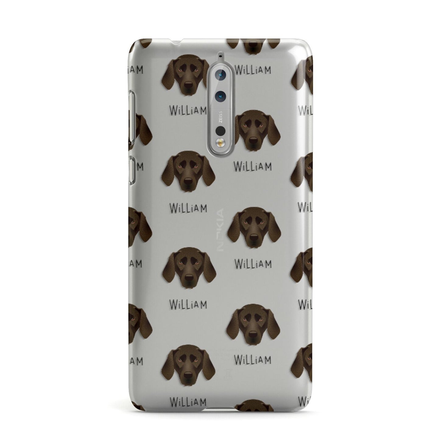 Plott Hound Icon with Name Nokia Case
