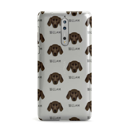 Plott Hound Icon with Name Nokia Case