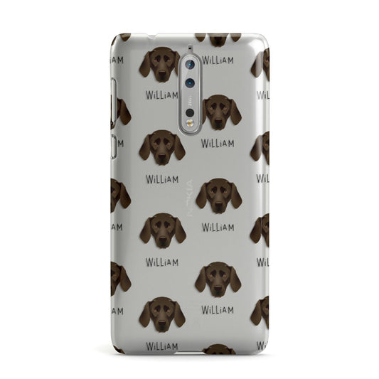Plott Hound Icon with Name Nokia Case