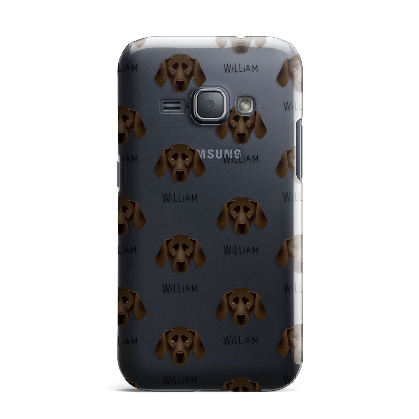 Plott Hound Icon with Name Samsung Galaxy J1 2016 Case