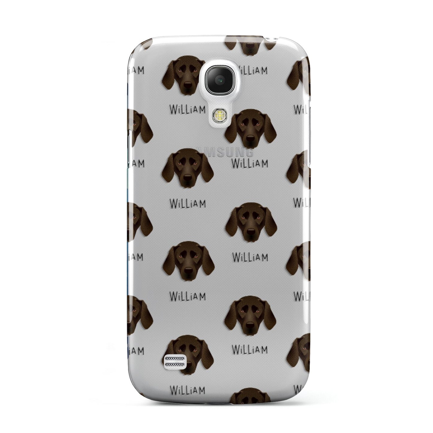 Plott Hound Icon with Name Samsung Galaxy S4 Mini Case