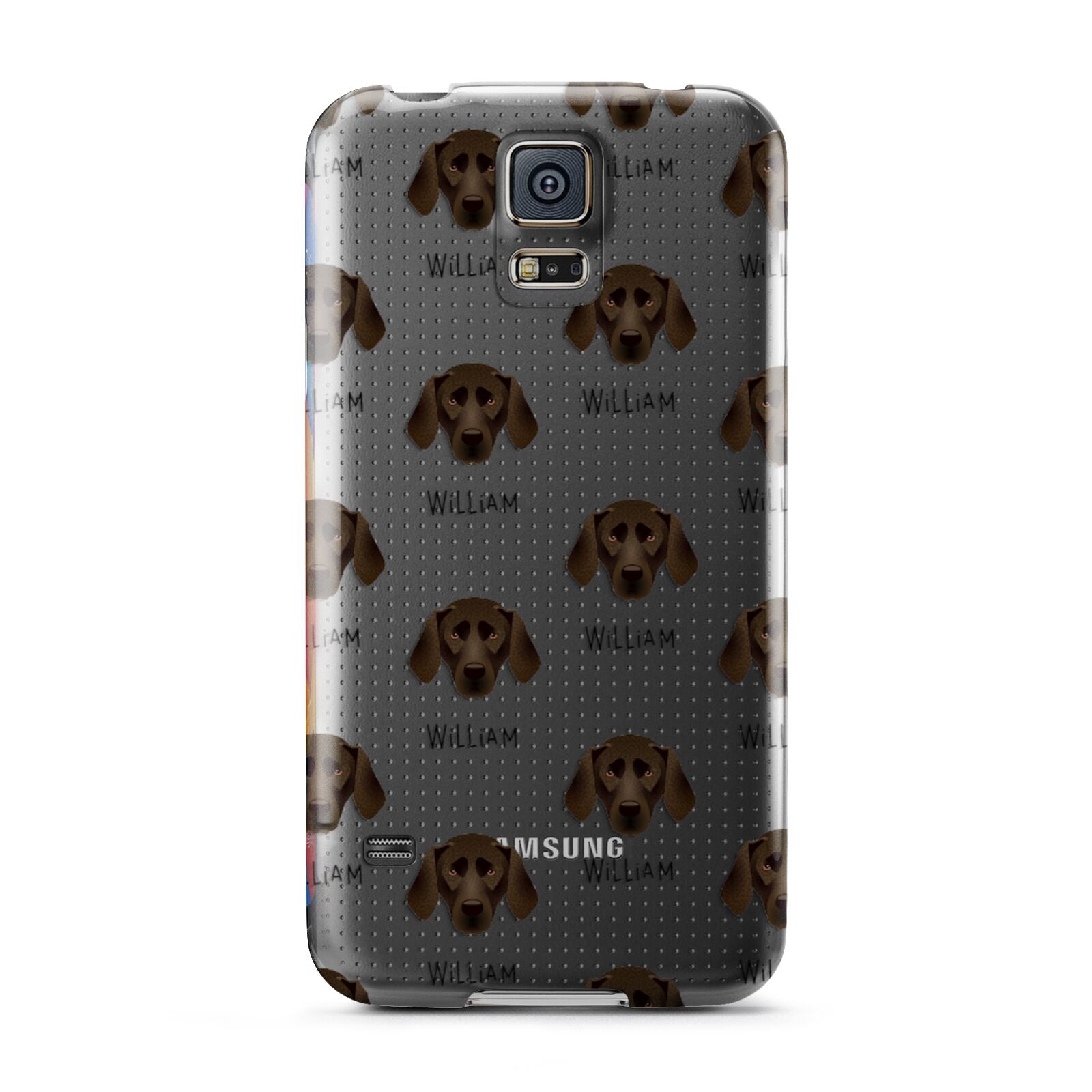 Plott Hound Icon with Name Samsung Galaxy S5 Case