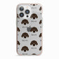Plott Hound Icon with Name iPhone 13 Pro TPU Impact Case with Pink Edges