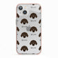 Plott Hound Icon with Name iPhone 13 TPU Impact Case with Pink Edges