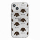 Plott Hound Icon with Name iPhone 13 TPU Impact Case with White Edges