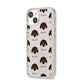 Plott Hound Icon with Name iPhone 14 Glitter Tough Case Starlight Angled Image