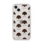 Plott Hound Icon with Name iPhone 14 Plus Clear Tough Case Starlight