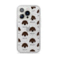 Plott Hound Icon with Name iPhone 14 Pro Glitter Tough Case Silver