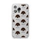 Plott Hound Icon with Name iPhone 14 Pro Max Glitter Tough Case Silver