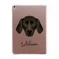 Plott Hound Personalised Apple iPad Rose Gold Case