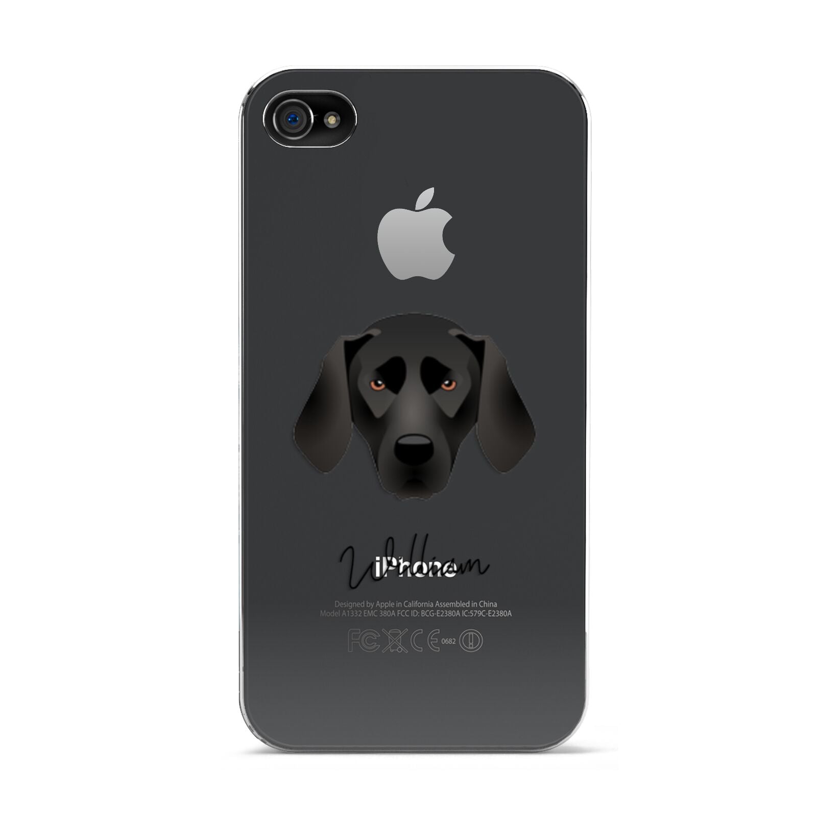 Plott Hound Personalised Apple iPhone 4s Case
